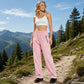 Waterdichte damesoutdoorbroek met ritszakken