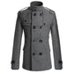 Heren getailleerde double-breasted trenchcoat