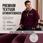 Warme casual sweatshirt met kwartrits voor heren