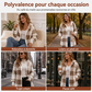 Oversized damesvest met capuchon, ruitjesmotief en kleurblokken