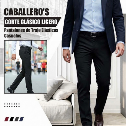 ✨🔥 Lichte, elastische casual pantalon met klassieke pasvorm voor heren