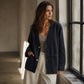 Casual V-hals denim vest voor dames