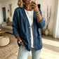 Casual V-hals denim vest voor dames