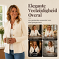 Elegante gerimpelde peplumblazer voor dames
