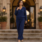 Zachte Lounge Set met V-Hals