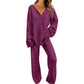 Zachte Lounge Set met V-Hals