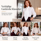 Elegante damesblouse met strikkraag en lange mouwen