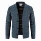 Heren casual vest met knopen en breisel