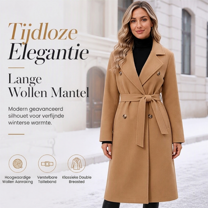 Verfijnde trenchcoat met ceintuur