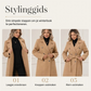 Verfijnde trenchcoat met ceintuur