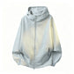 Casual jack met capuchon en volledige rits voor dames