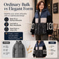 Pufferjack met capuchon en patchwork voor dames