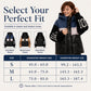 Pufferjack met capuchon en patchwork voor dames