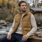 Heren verdikte corduroy gewatteerde bodywarmer