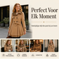 Elegante tweedelige overjas voor dames