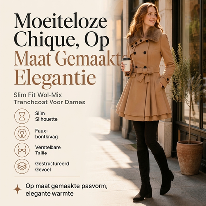 Elegante tweedelige overjas voor dames