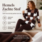 Damesset met bedrukte langemouwen top en leggings