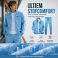 Heren set met geometrische print, jack met volledige rits en broek