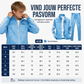 Heren set met geometrische print, jack met volledige rits en broek
