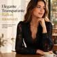 Vrouwen Deep V-hals Kant Lange Mouwen Top