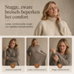 Oversized gebreide jurk met mock neck en ruche van tule