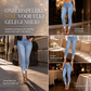 Dames Lichtblauwe Met Parel Versierde Slim Fit Skinny Jeans met Onafgewerkte Gerafelde Taille en Gerafelde Gescheurde Enkelsboorden