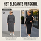 Tweedelige set voor dames: gebreide trui & midi rok