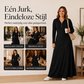 Dames Gebreide Geribbelde Hoodie Maxi Jurk