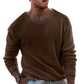 Heren casual round neck gebreid shirt