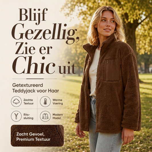 Warme winterjas met ritssluiting voor dames