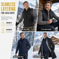 Heren wintervest met losse pasvorm, high street-mode, minimalistisch, mouwloos