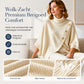 Dames asymmetric col poncho gebreide trui