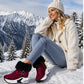 Warme antislip snowboots voor dames voor de winter