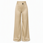 ✨ Nieuwe Collectie – Speciale Prijs! - Elegante satijnen hooggetailleerde wijde pijpen broek met asymmetrische taille ✨ luxe glans, slank silhouet, modieuze asymmetrische taille