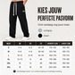 Casual wijde heren sweatpants met zakken