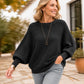Dames Oversized Gebreid Shirt met Ribstruktuur