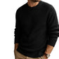 Klassiek round neck gebreid herentopje