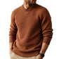 Klassiek round neck gebreid herentopje