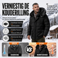 Heren winterjack van middenlengte, winddicht en thermisch