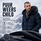 Heren winterjack van middenlengte, winddicht en thermisch
