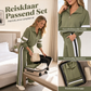 Casual sweatshirt en wijde pijpen broek set voor dames