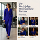 Elegante blazer met dubbele rij knopen en broekenset voor dames