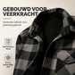 Thermisch geruit overhemdjasje voor heren, winter