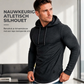 Modern slim-fit T-shirt met lange mouwen voor heren
