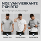 Modern slim-fit T-shirt met lange mouwen voor heren