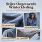 Dames Winter Katoenen Linnen Gedrukte Hoodie Warm Pluche