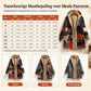 Dames Winter Katoenen Linnen Gedrukte Hoodie Warm Pluche