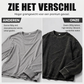 Vintage gewassen T-shirt met lange mouwen