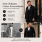 Klassieke trenchcoat voor heren, halflang, met dubbele knoopsluiting