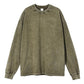 Vintage gewassen T-shirt met lange mouwen